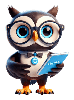 Techie the Owl mascot